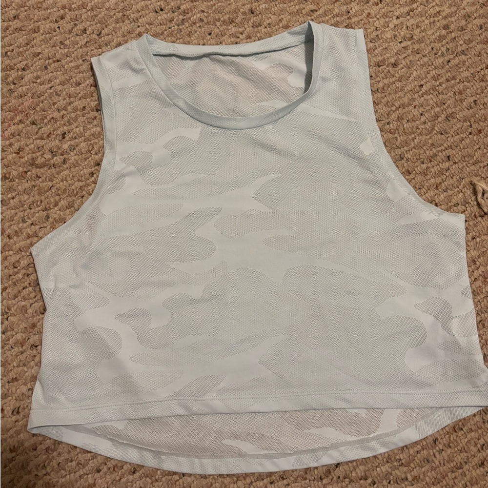 Halara Sheer Camo Workout Tank NWOT